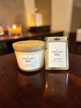 Velvet Rouge Luxe Duo Candle & Wax Melt | Baccarat Rouge 540 Inspired